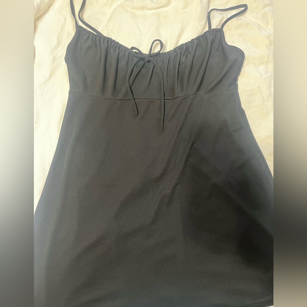 Black babydoll dress